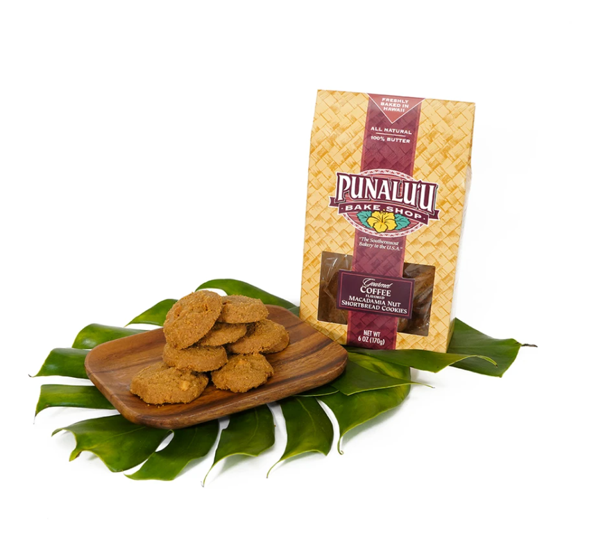 Punalu'u Macadamia Nut Shortbread Cookies