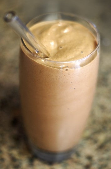 Kona Coffee, Banana, & Peanut Butter Smoothie